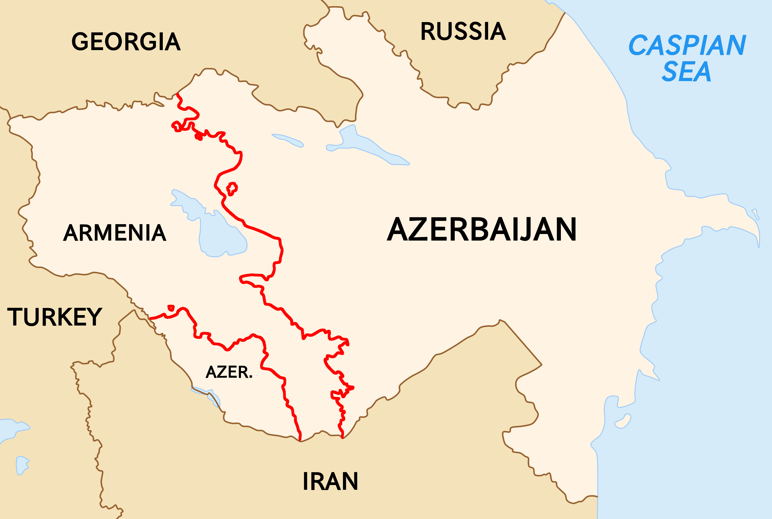 La relation Arménie-Iran-Azerbaïdjan