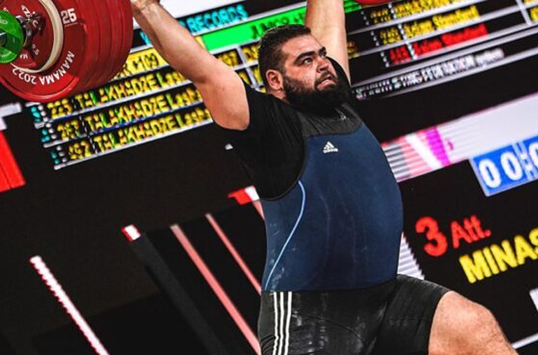 Gor Minasyan passé de l’Arménie sous les couleurs du Bahreïn, double champion d&rsquo;Asie des +109 kg