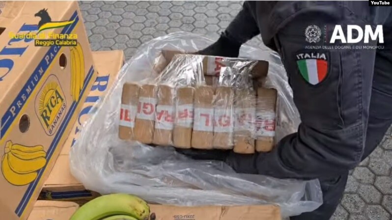 La police italienne saisit 2,7 tonnes de cocaïne à destination de l&rsquo;Arménie