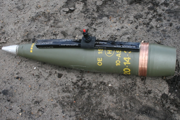 Des obus à grappes turcs de 155 mm M483A1 utilisés par les forces armées ukrainiennes