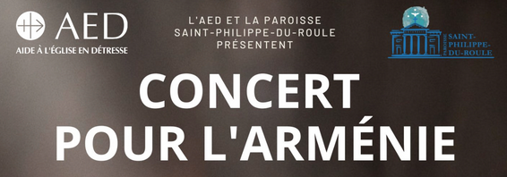 Concert pour l&rsquo;Arménie