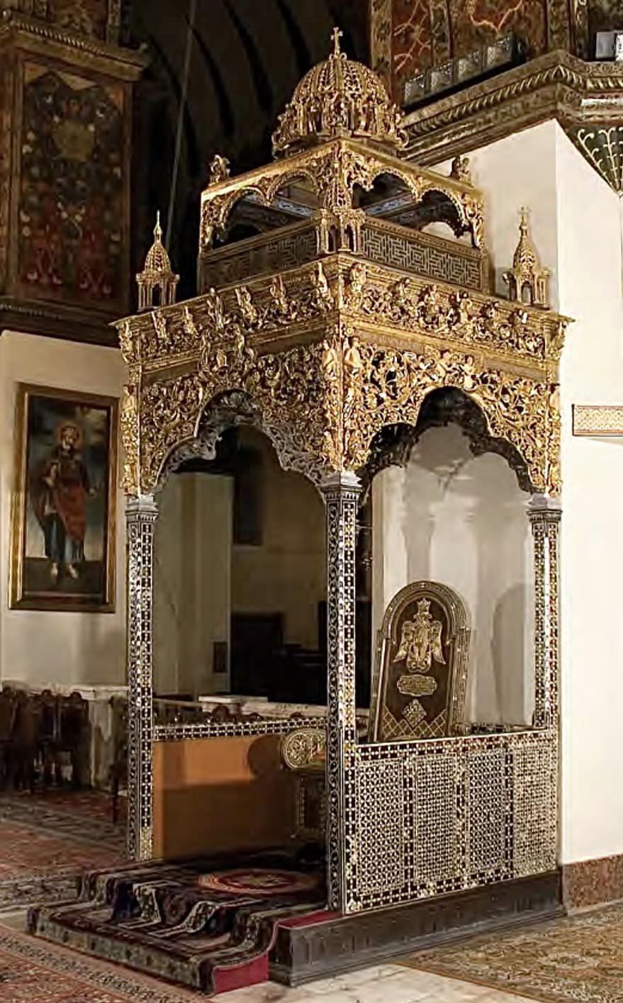 Le Trône du Patriarcat de tous les Arméniens est exposé pour la première fois au Musée Khrimian du Saint-Siège d&rsquo;Etchmiadzine
