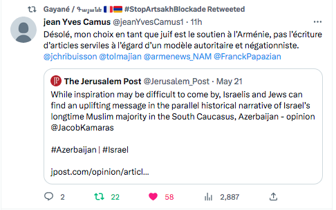 Jean-Yves Camus : Réponse à la tribune Jacob Kamaras dans le Jerusalem Post