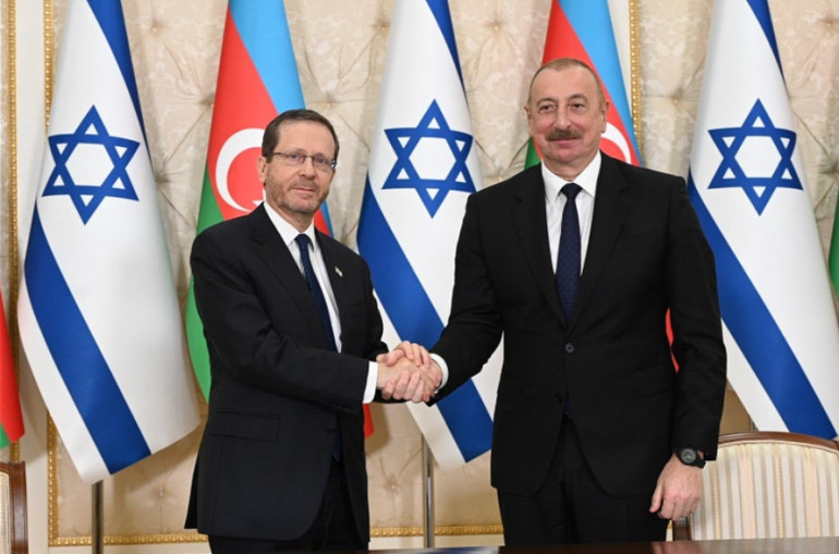 Le président israélien Isaak Herzog a déclaré que visiter l&rsquo;Azerbaïdjan était un « rêve devenu réalité » pour lui