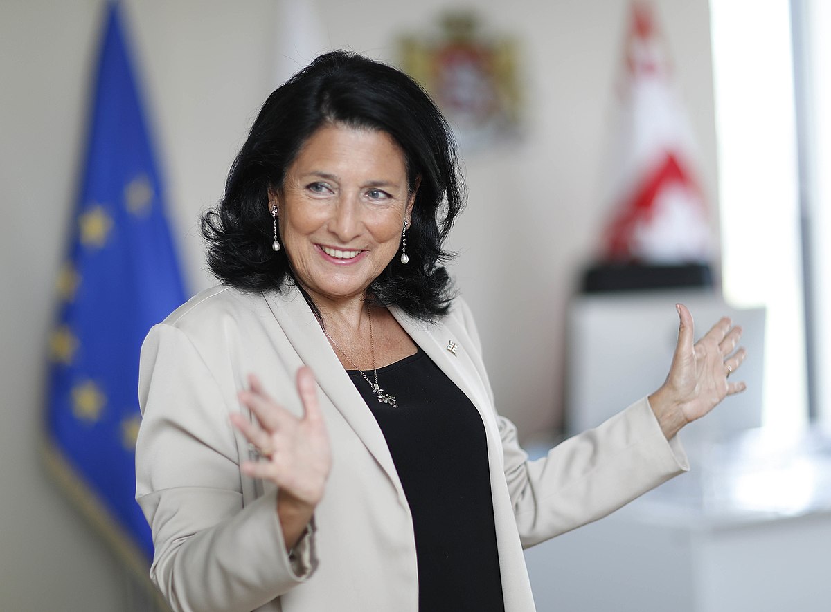 La présidente géorgienne « confiante » sur un statut de candidat à l’UE cette année