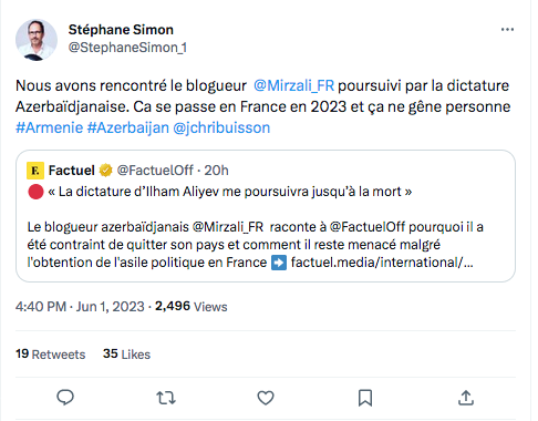 Stephane Simon : rencontre avec M.Mirzali
