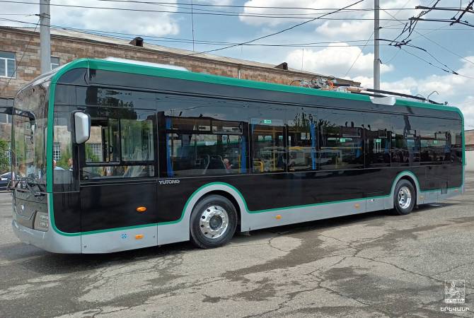 15 nouveaux trolleybus circulent déjà à Erevan