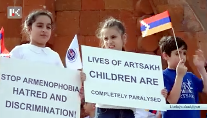 Les enfants d’Artsakh lancent un appel à l’UNICEF