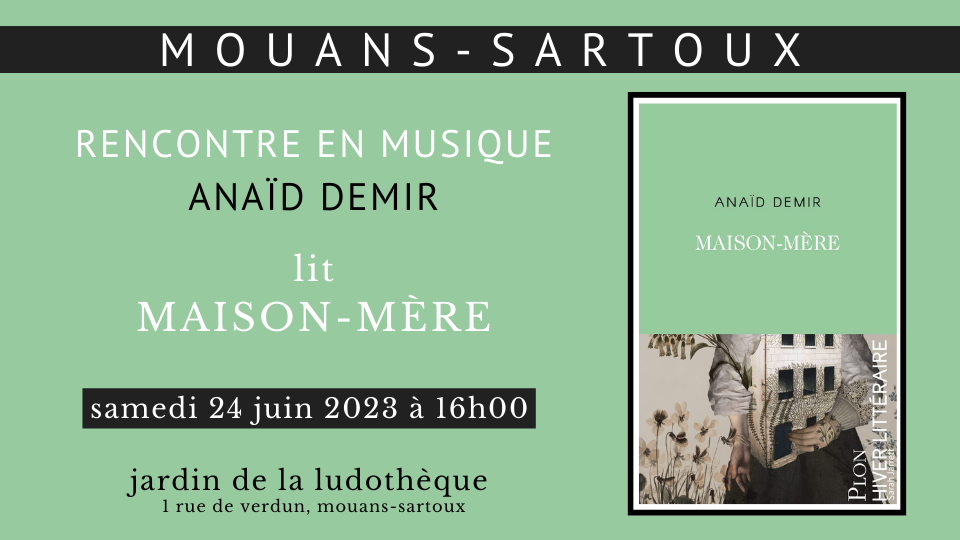 Anaïd Demir à Mouans-Sartoux