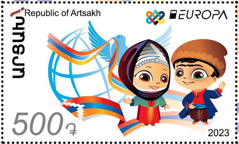 Malgré le blocus la poste de l’Artsakh a émis une série de timbres-poste sur « Europa » « La paix est la plus haute valeur de l&rsquo;humanité »