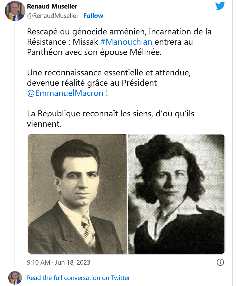 R. Muselier : La République reconnaît les siens, d’où qu’ils viennent
