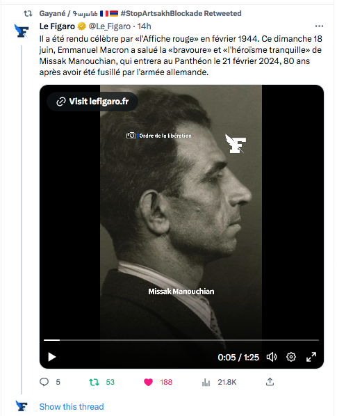 Il a été rendu célèbre par «l&rsquo;Affiche rouge»