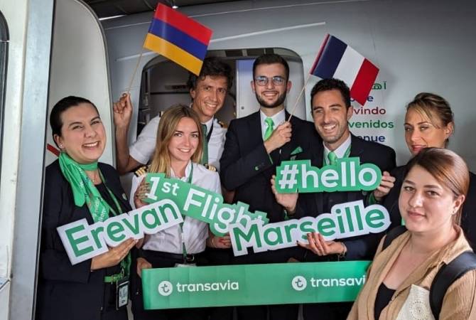 La compagnie aérienne low cost Transavia filiale d’Air France a lancé une nouvelle ligne Marseille-Erévan-Marseille