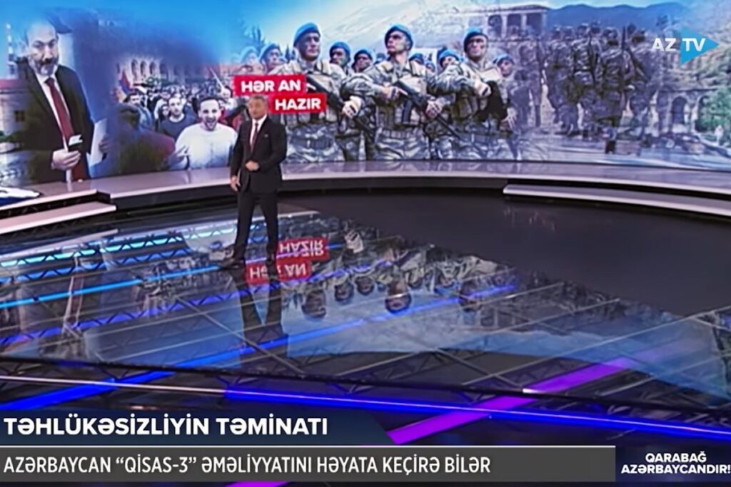Les médias d&rsquo;État azerbaïdjanais mettent en garde contre une opération militaire « inévitable » au Nagorny-Karabakh