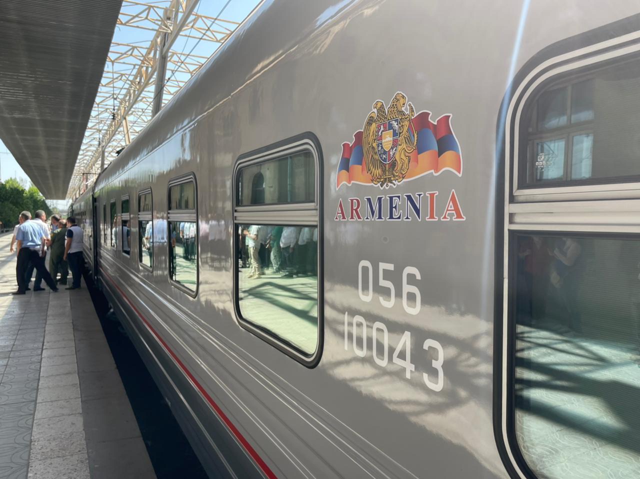 Le trafic ferroviaire international sur la ligne Erevan-Batoumi-Erevan a été rétabli