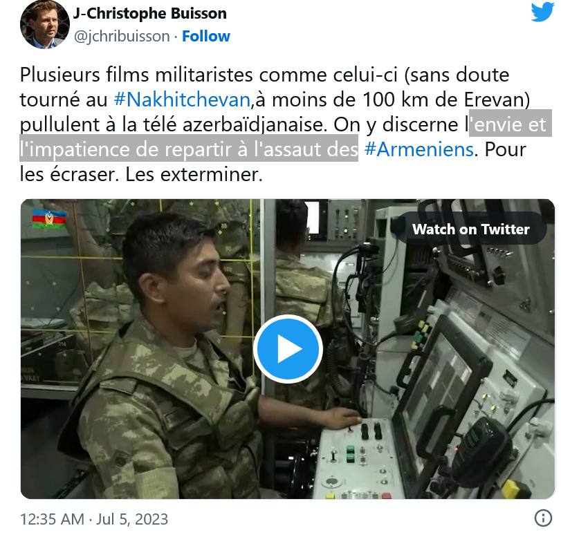 J.C. Buisson : l&rsquo;envie et l&rsquo;impatience de repartir à l&rsquo;assaut des Arméniens