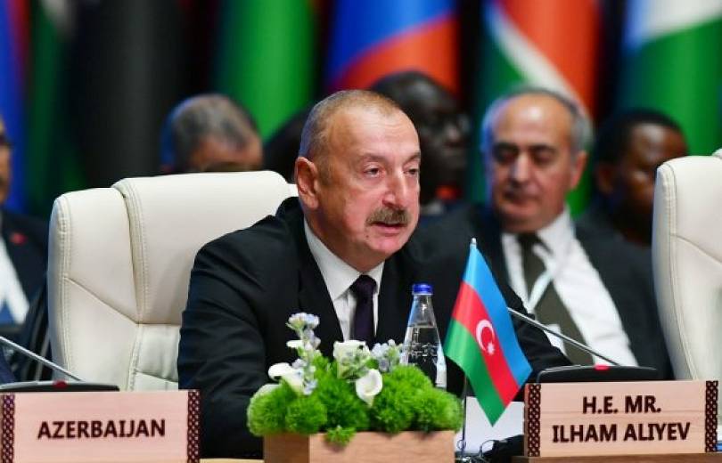 Aliev a de nouveau évoqué le « corridor de Zangezur » et a annoncé que les forces armées arméniennes devaient se retirer du Karabakh