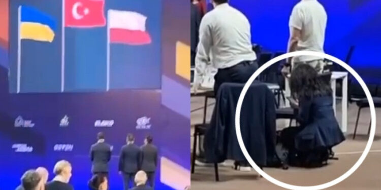 L’ex championne d’haltérophilie, Nazik Avdalyan ne s&rsquo;est pas levé pendant l&rsquo;hymne national turc à Chisinau (Moldavie) lors des championnats d’Europe d’haltérophilie des 15-17 ans