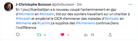 JC Buisson : Le supplice des Arméniens continue