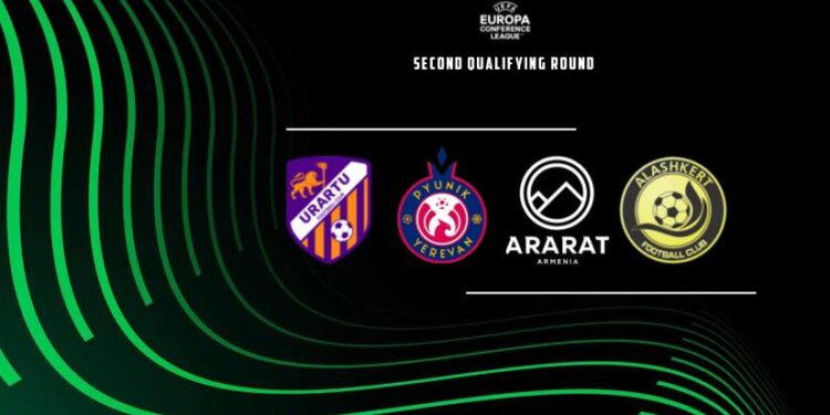 Les adversaires des 4 clubs arméniens pour le 2e tour de l’UEFA Conference League sont connus