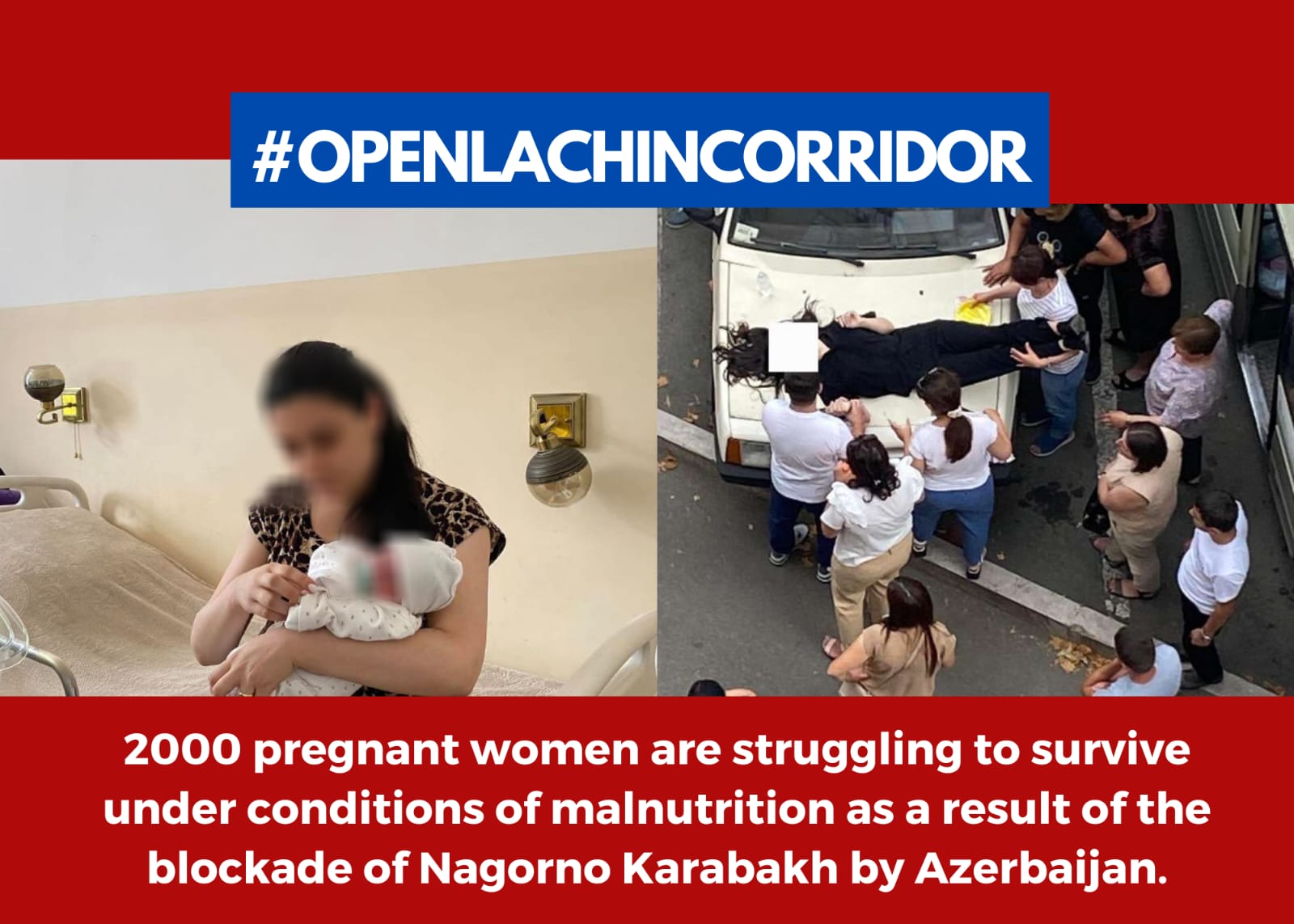 Campagne de sensibilisation lancée en Arménie et en diaspora sur la situation en Artsakh (Haut-Karabagh). AGISSONS ENSEMBLE!