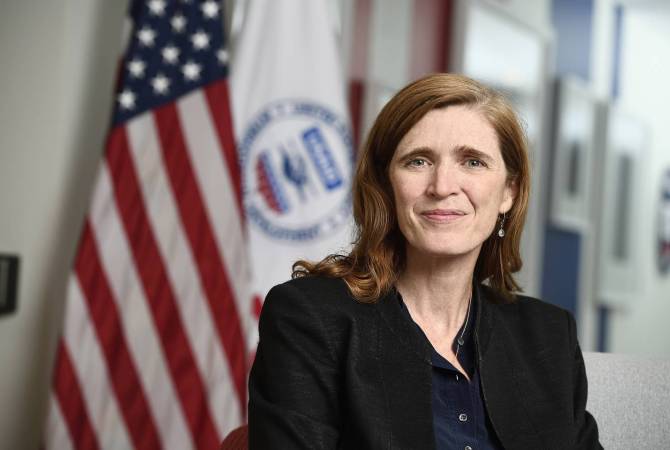 Samantha Power la directrice de l’USAID a appelé à la libre circulation dans le corridor de Latchine