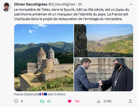 Dans le Syunik, au monastère de Tatev