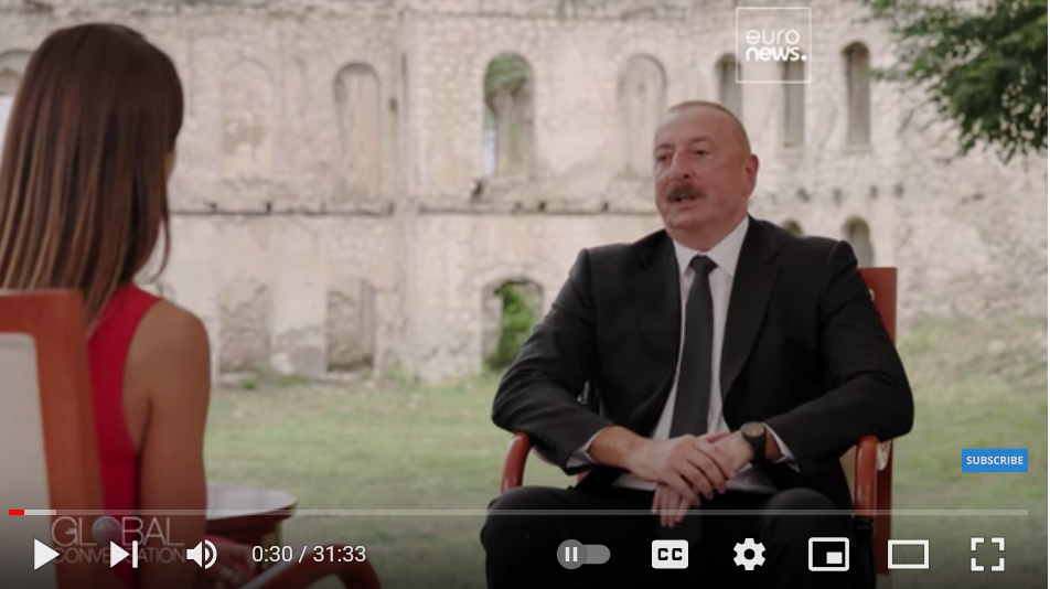 Ilham Aliyev : « Ils doivent faire un choix entre le très mauvais et l&rsquo;acceptable »