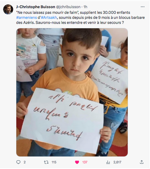 Ne les laissons pas mourrir de faim