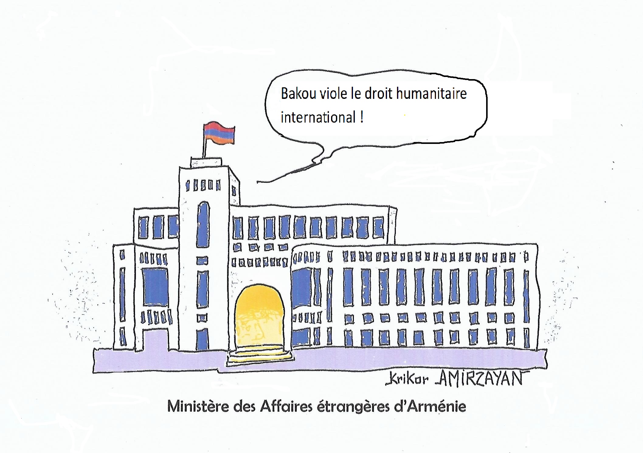Le ministère arménien des Affaires étrangères appelle à des « mesures claires » pour mettre en œuvre les décisions internationales