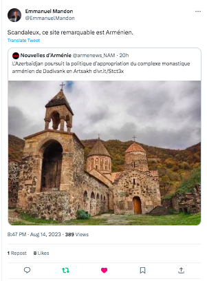 Le monastère de Dadivank en Artsakh est arménien