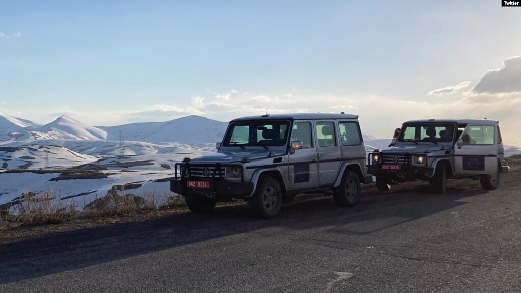La mission de surveillance des frontières de l&rsquo;UE en Arménie confirme que des coups de feu ont été tirés dans la zone de l&rsquo;une de ses patrouilles