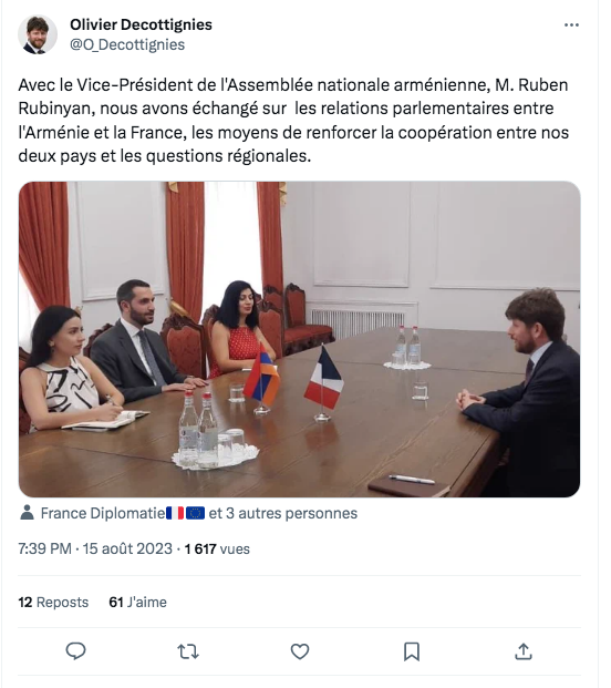Echanges avec Ruben Rubinyan