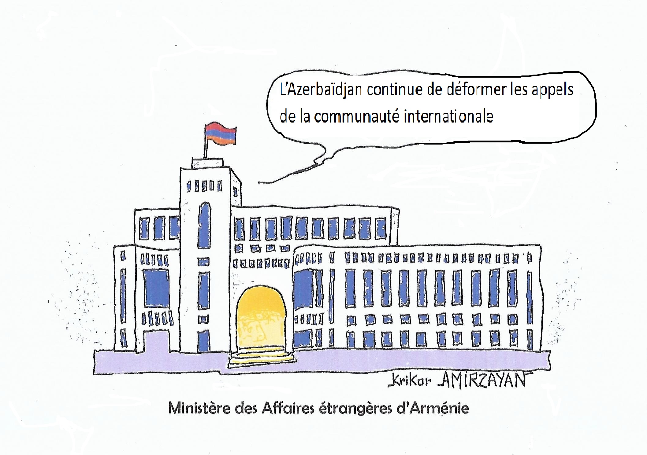 L&rsquo;Azerbaïdjan continue de déformer les appels de la communauté internationale
