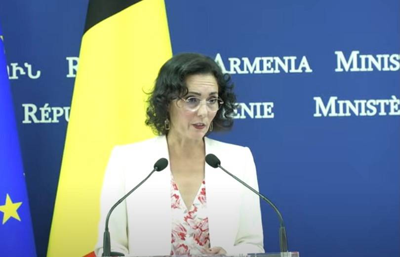 La ministre des Affaires étrangères de Belgique à Erévan : Je salue les déclarations audacieuses du Premier Ministre arménien, qui s&rsquo;est engagé sur la voie de la paix
