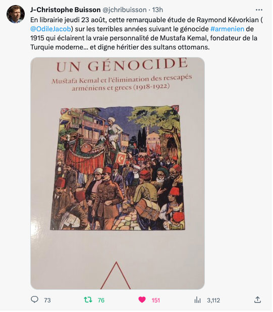 Parachever un génocide de Raymond Kévorkian en librairie