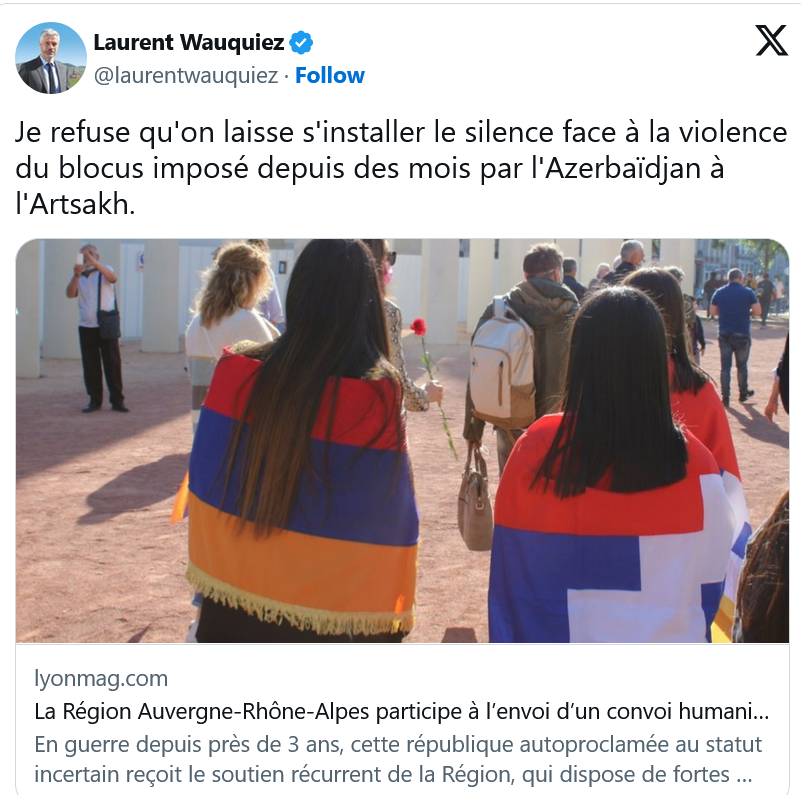 Je refuse qu&rsquo;on laisse s&rsquo;installer le silence face à la violence du blocus