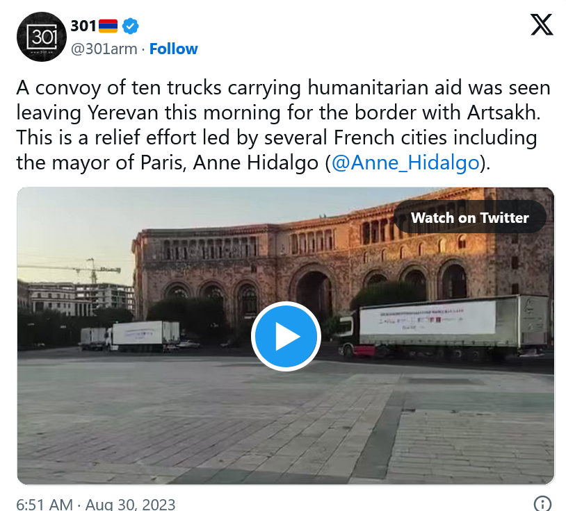 This is a relief effort led by several French cities including the mayor of Paris, Anne Hidalgo (@Anne_Hidalgo )