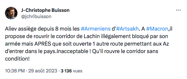 Qu&rsquo;Aliev rouvre le corridor sans condition !