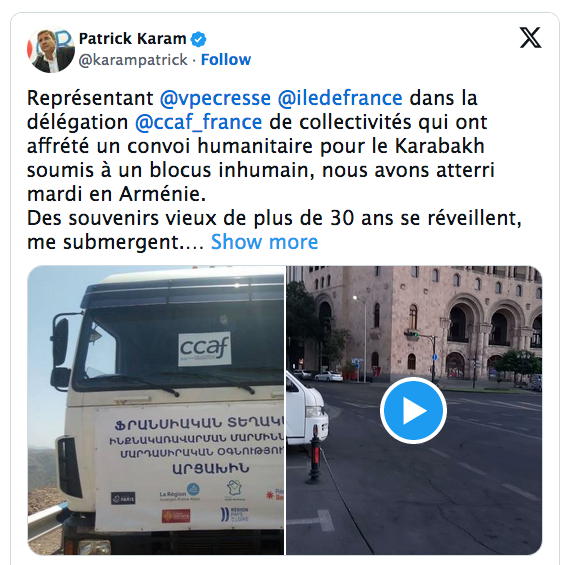 Représentant @vpecresse  @iledefrance  dans la délégation @ccaf_france