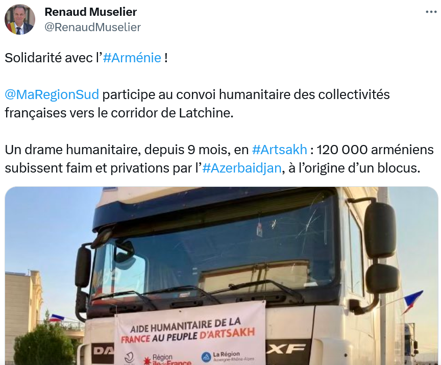 Solidarité avec l’#Arménie !
