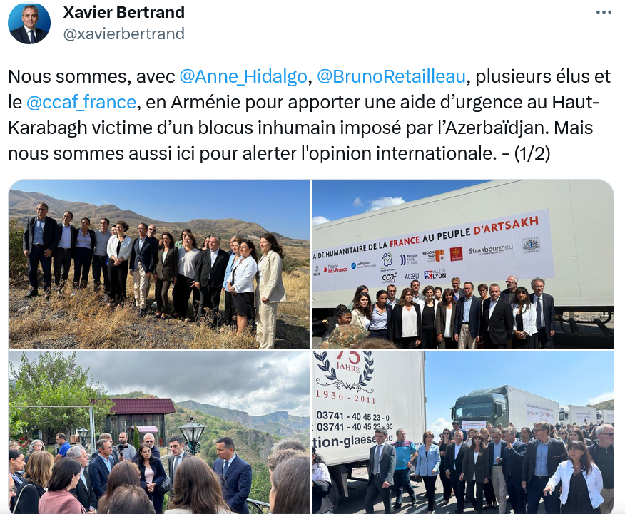 Nous sommes aussi ici pour alerter l&rsquo;opinion internationale