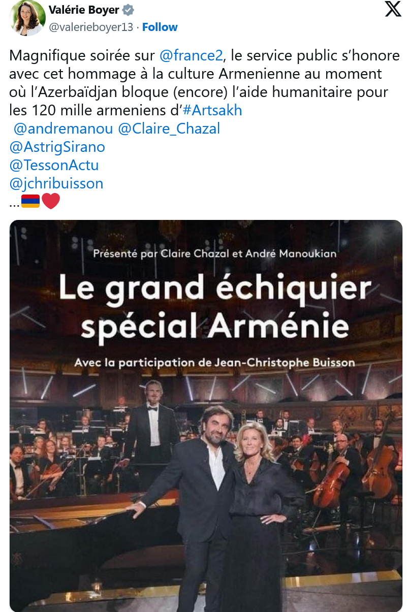 Magnifique soirée sur France 2