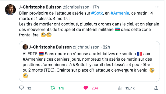 Bilan provisoire de l&rsquo;attaque à Sotk