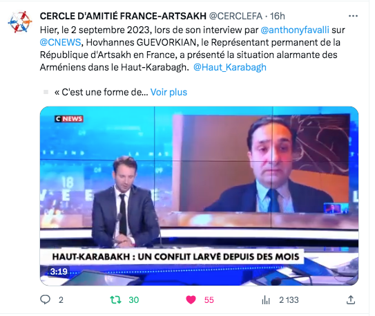 L&rsquo;interview d&rsquo;Hovhanes Guévoguian sur CNEWS