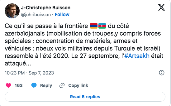 De la mobilisation des troupes azerbaïdjanaises