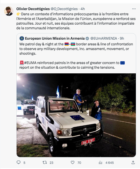Renforcement des patrouilles de l&rsquo;Union Européenne
