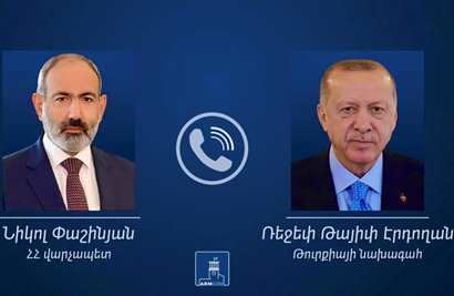 Nikol Pachinian a eu un entretien téléphonique avec Erdogan
