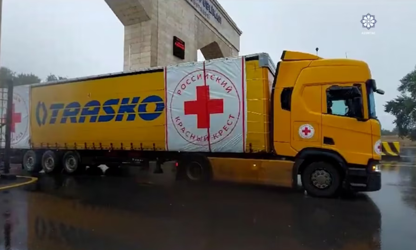 L&rsquo;aide humanitaire russe est arrivée au Karabakh
