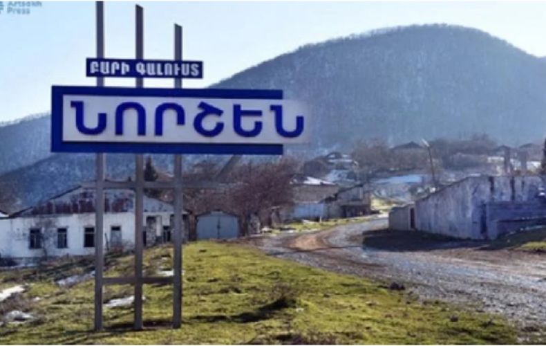 Les Azéris ont tiré en direction du village de Nor Shen en Artsakh blessant une personne